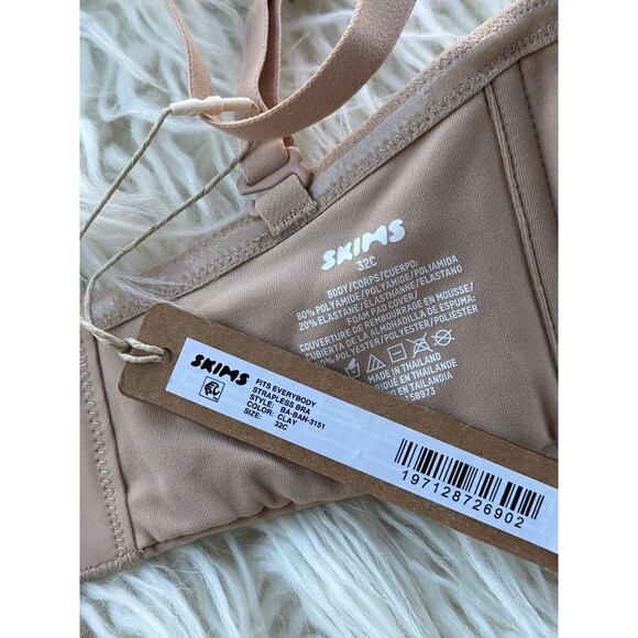 Skims Fits Everybody Strapless Bra Clay Size 32C - Picture 8 of 8